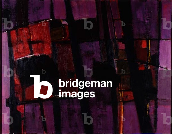 Red Movement on Violet, 1958