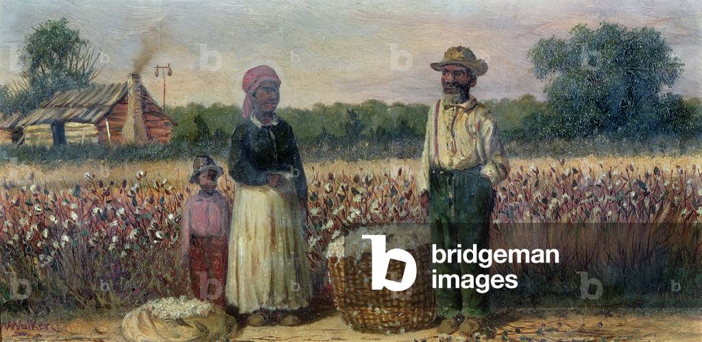 Cotton Pickers in the American South (board) (for pair see 67736)