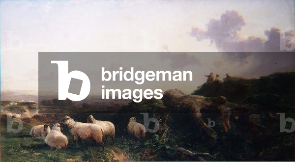 Evening on the South Downs, 1867
