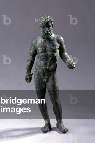 Figure of Herakles, Greek, c.4th century BC (bronze)