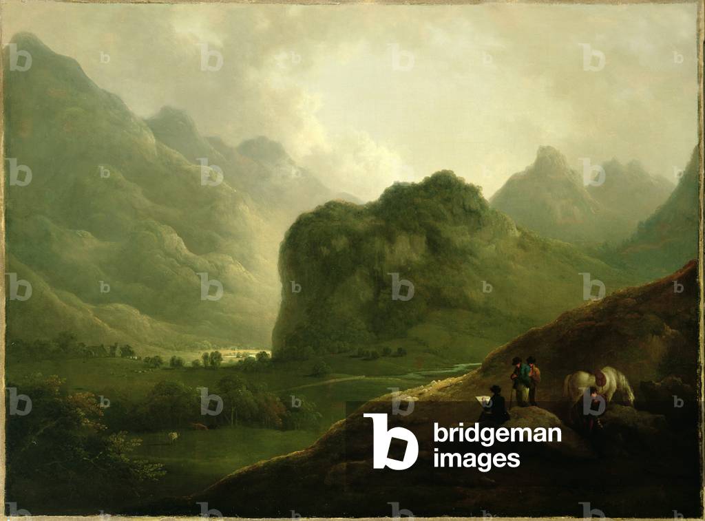 A Sketching Party in the Pass at Borrowdale