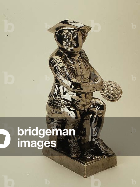 Silver lustre King Hal toby jug, c.1820 (ceramic)