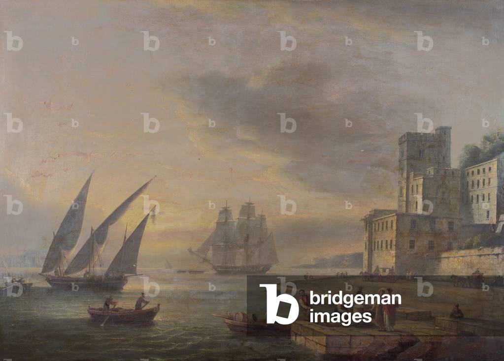 The Bay of Naples from Posillipo, c.1829 (oil on canvas)