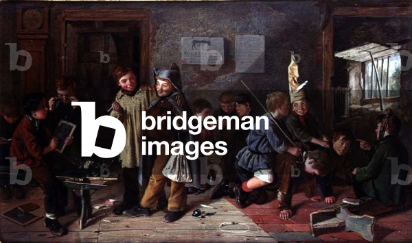 While Teacher's Away, 1862 (oil on canvas)