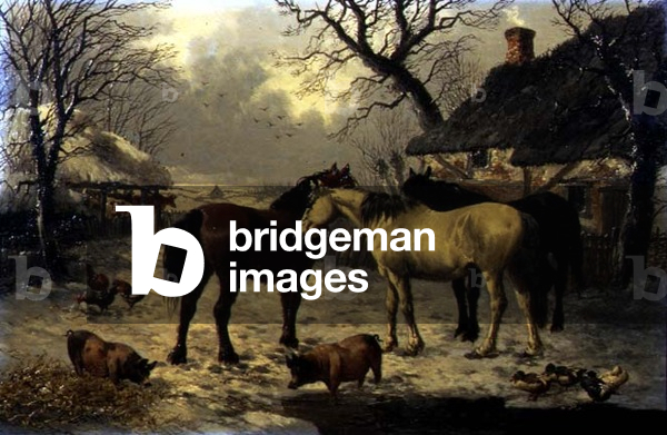 A Winter Farmyard Scene