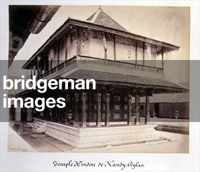 Kandy Temple, Ceylon, 1870s (albumen print)