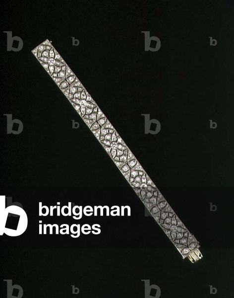 Victorian diamond link bracelet