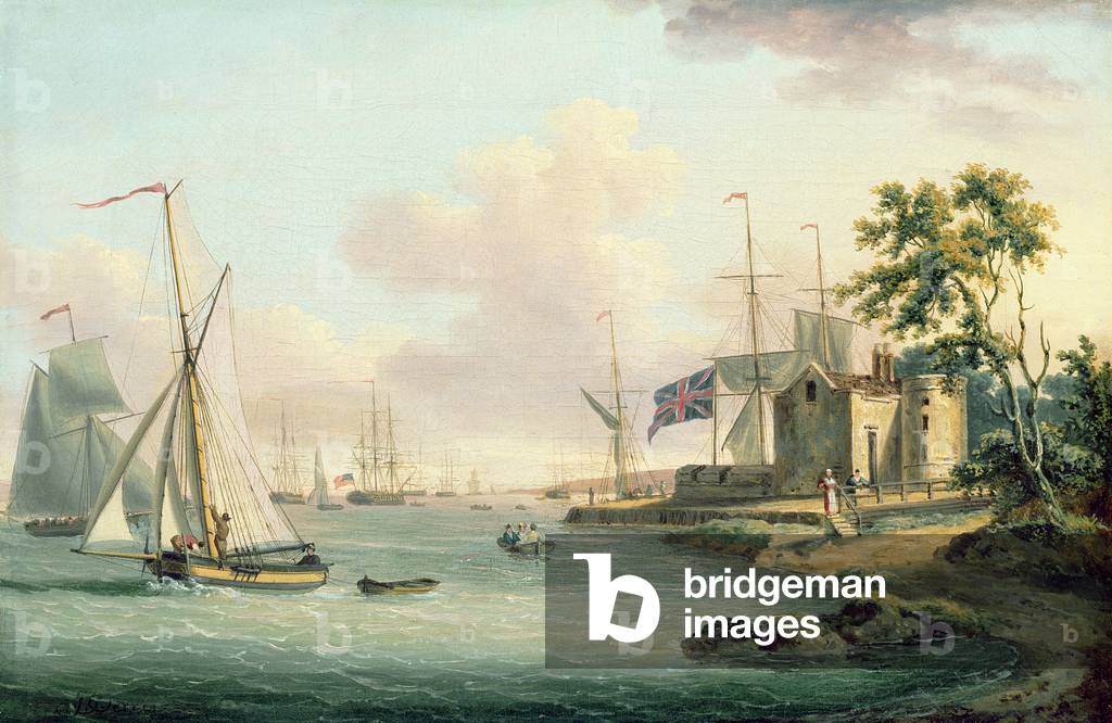 A View of the Royal Yacht Squadron, Isle of Wight