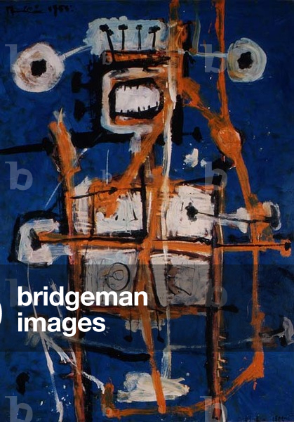 The King in Black Anger, drew his Bow, 1955 (board)