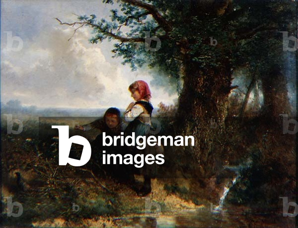 The Pheasant: Landscape with Figures (panel)