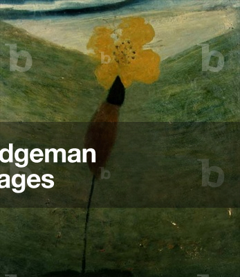 Spring Bird tearing Yellow Flower, 1971 (board)
