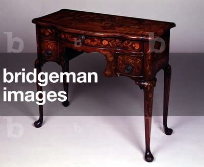 Mid 18th century Dutch marquetry lowboy