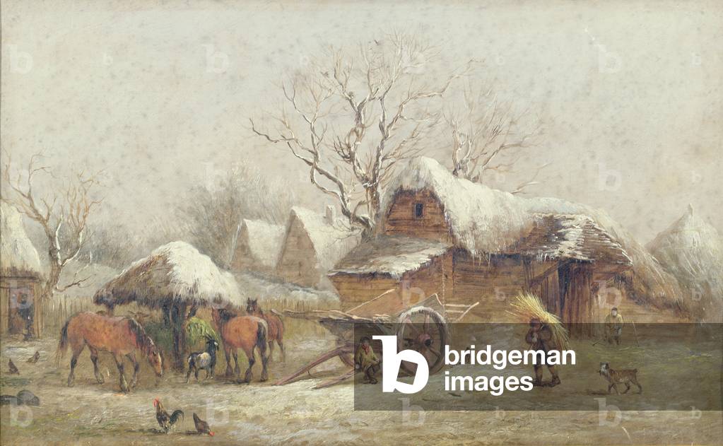 A Winter Farmyard Scene