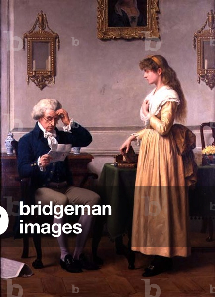 The Letter, 1886 (oil on canvas)