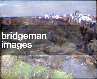 Central Park, New York (oil on canvas)