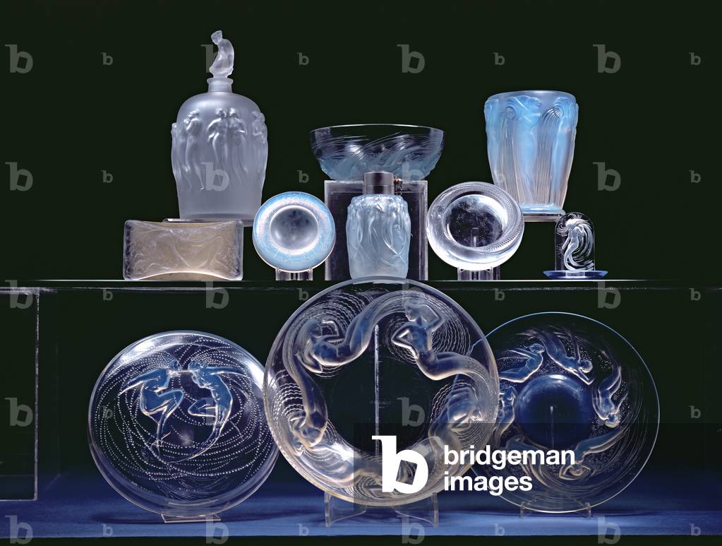 Selection of Bottles, Plates and Glasses (glass)