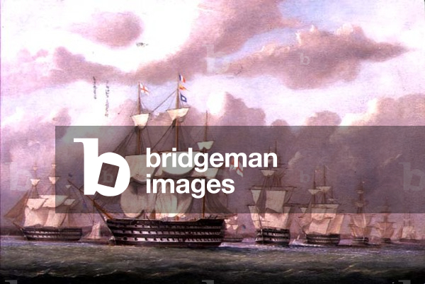 The Vice Admiral of the White Arriving at Spithead
