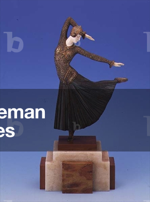 Gilt bronze and ivory dancing figure