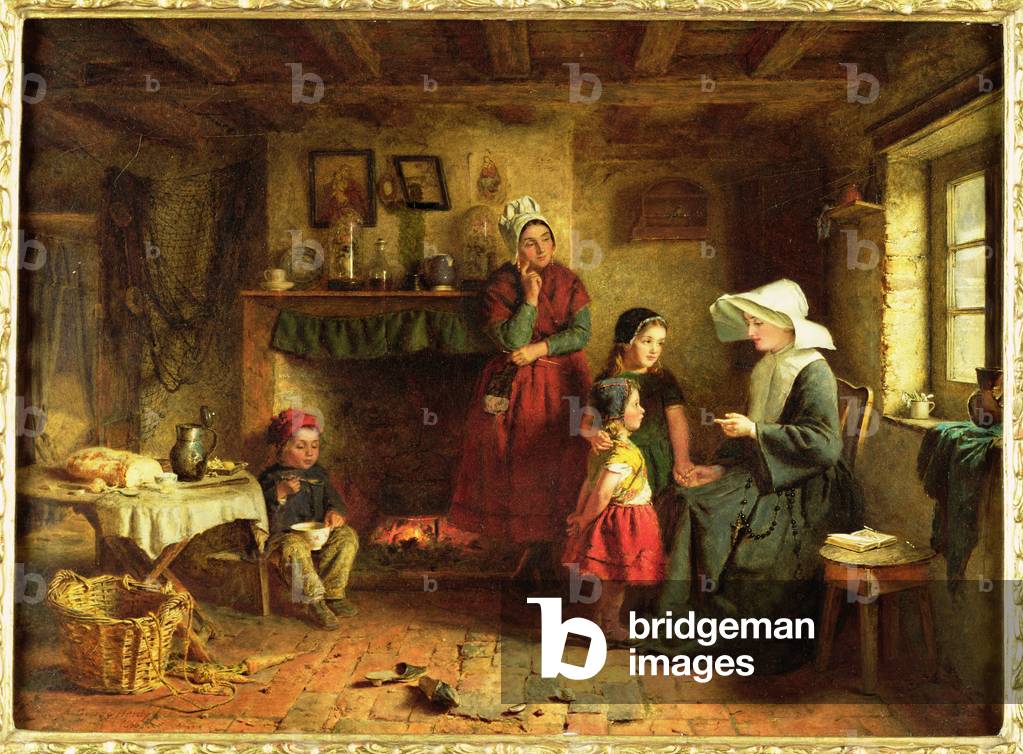 La Soeur de Charite, 1866 (oil on panel)