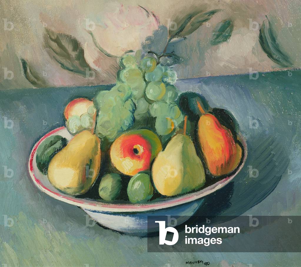A Still Life of Fruit in a Bowl