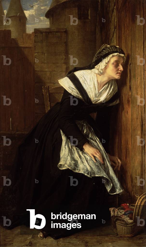 Marie Antoinette in the Prison of the Temple, 1861 (oil on canvas)