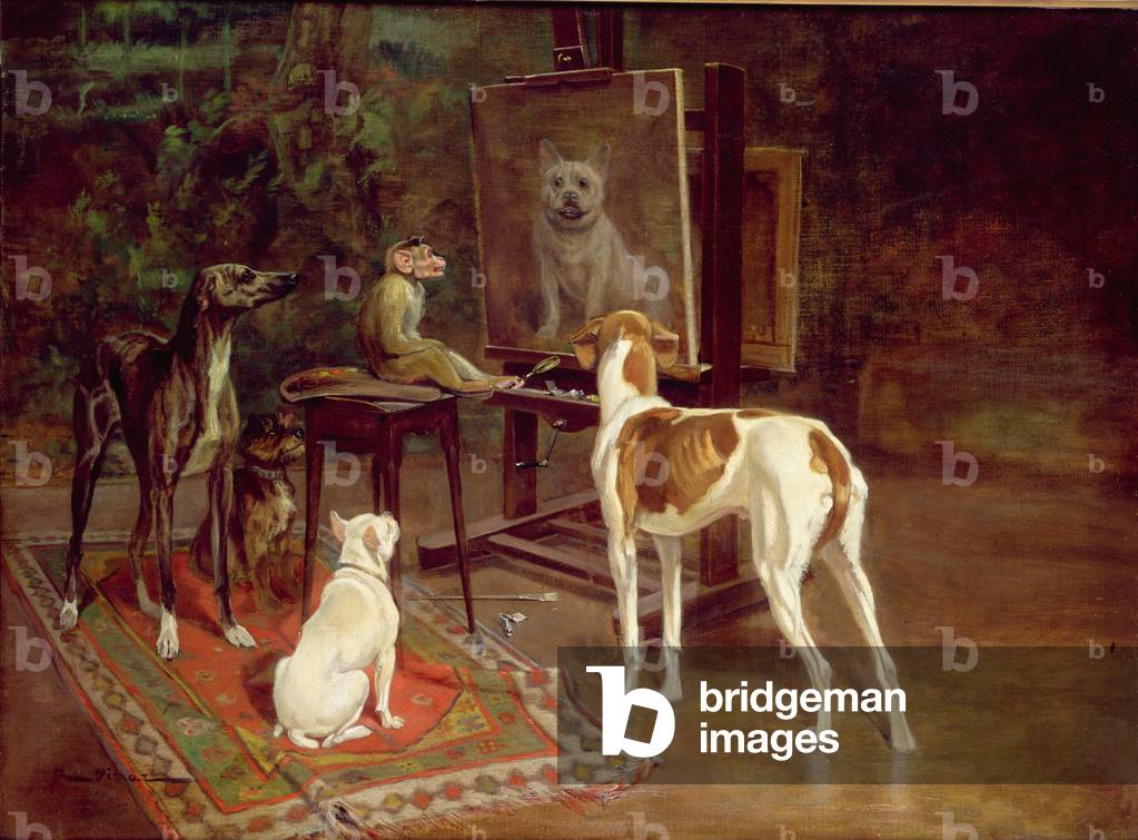 The Critics (oil on canvas)