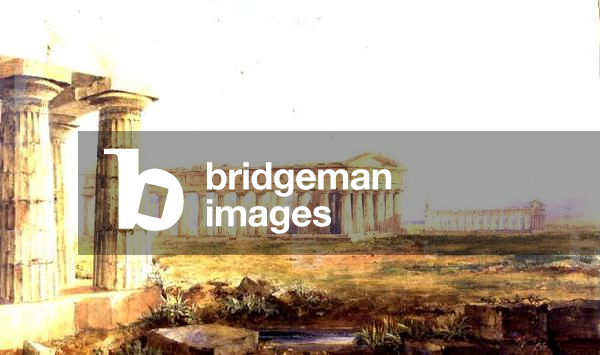 The Temples at Paestum, 1829 (w/c)