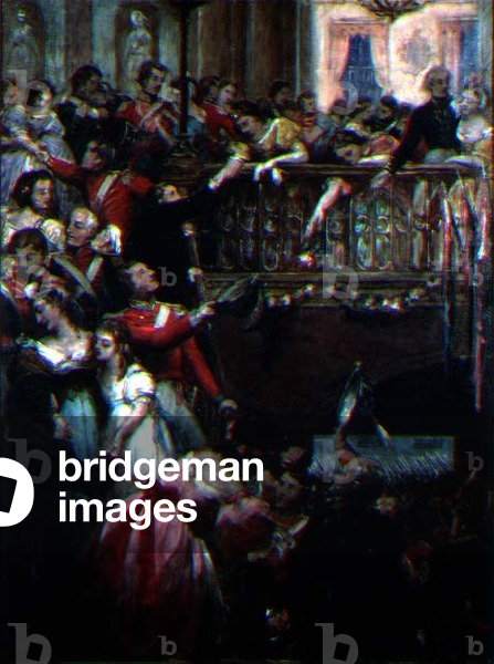 The Eve of Waterloo (oil on canvas) (see also 67374)
