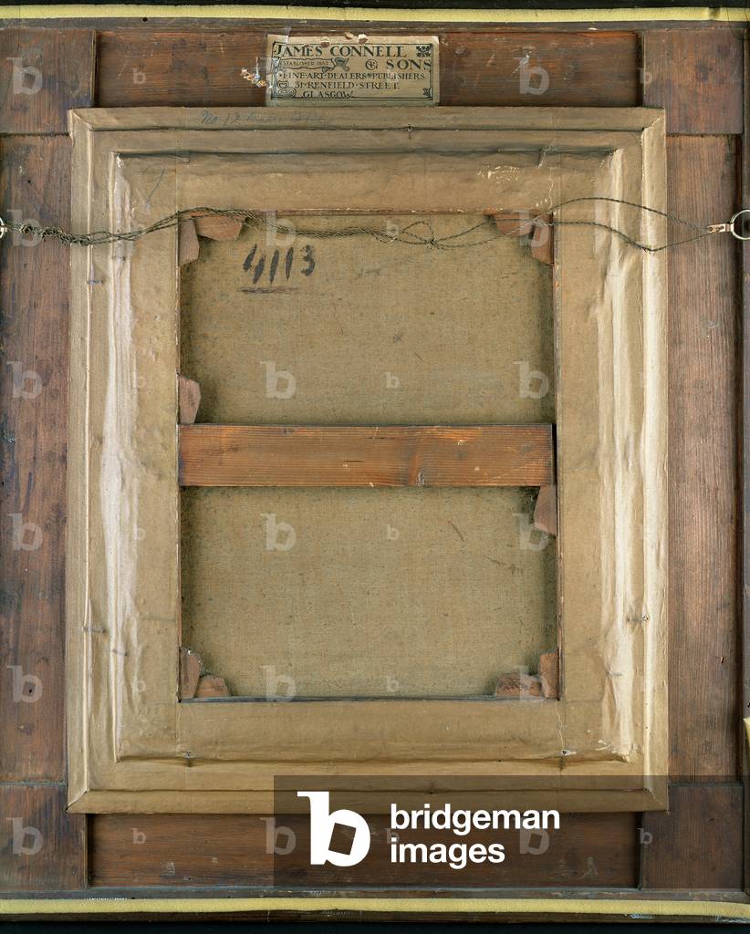 Back of a painting, 19th century (wood)