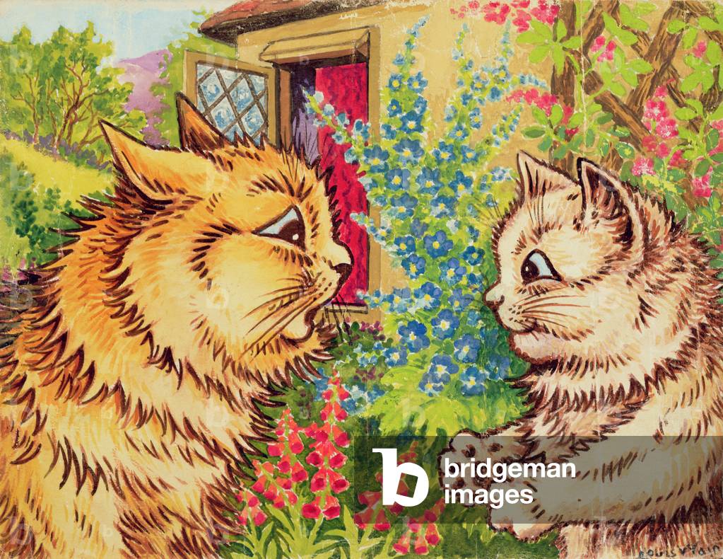 Cats in a Garden