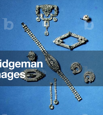 Selection of diamond jewellery