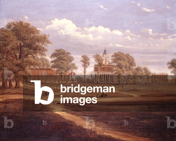 View across Clapham Common towards North Side and The Pavement, 1878 (oil on canvas)