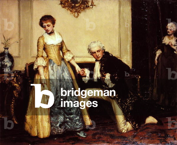 The Proposal (oil on canvas)