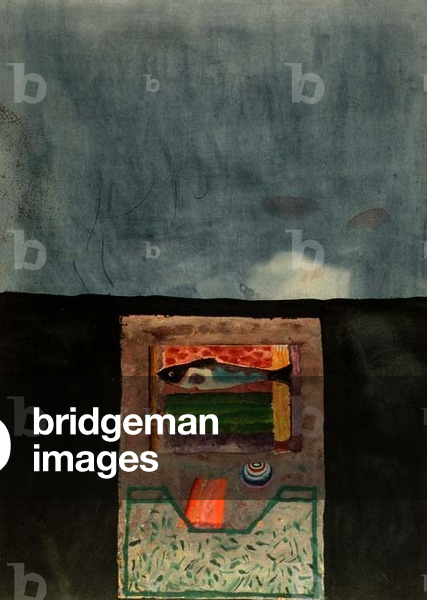 Still Life with Fish, 1972 (w/c)