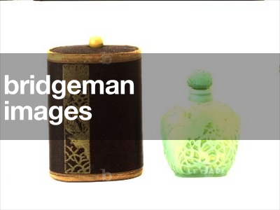 'Le Jade', a cased scent bottle for Roget and Gallet (green glass)