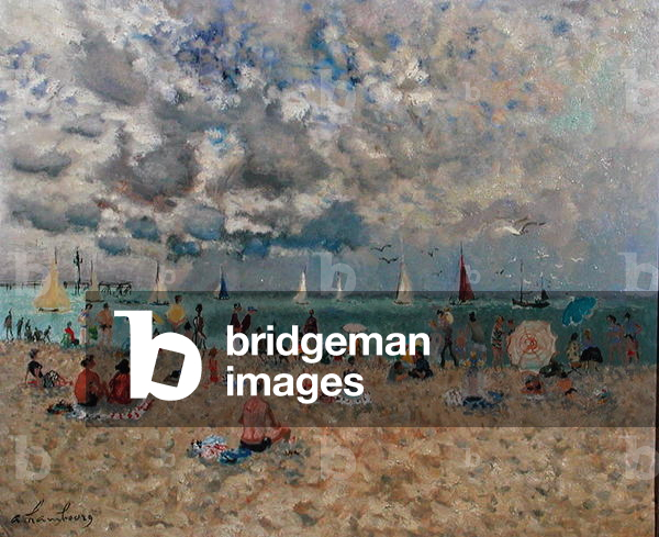 Figures on the Beach at Trouville