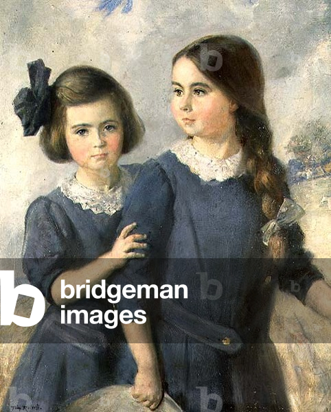 Portrait of Gwynneth and Norah Langton Thompson