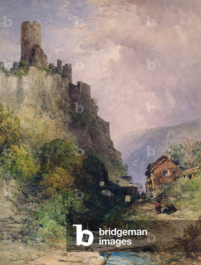 The Castle of Katz on the Rhine