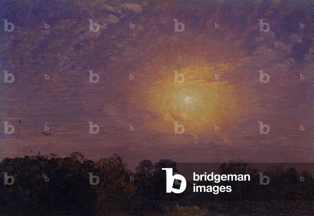 Evening, 1859 (oil on canvas)