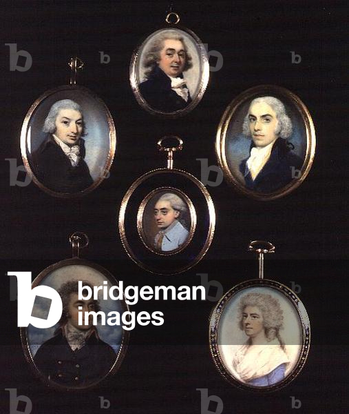 Six Portrait Miniatures
