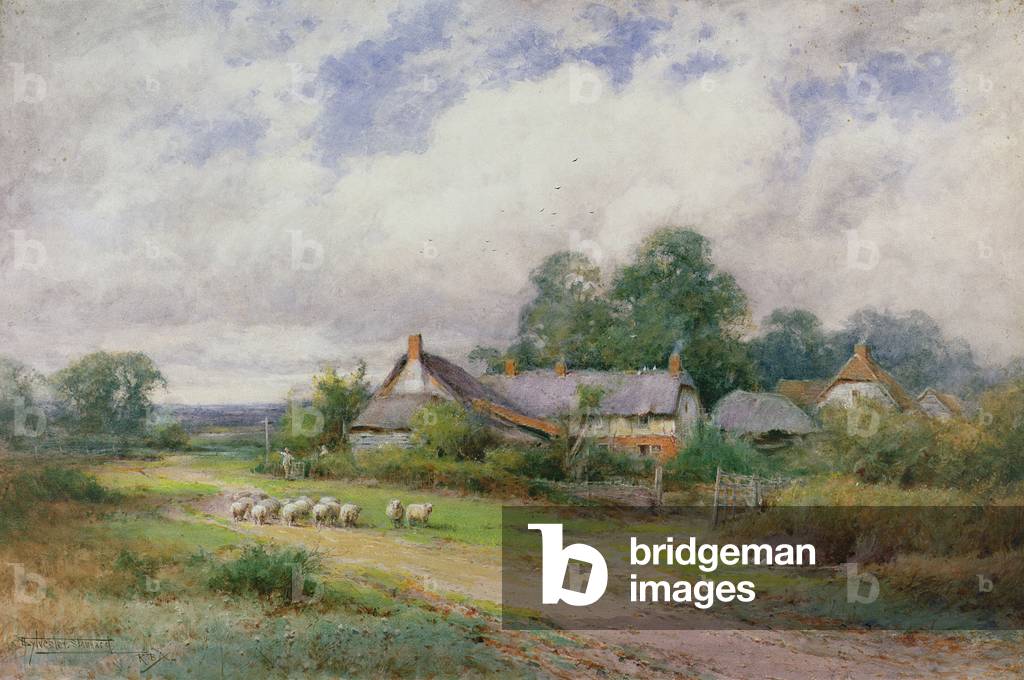 Home from the Market, A Bedfordshire Hamlet