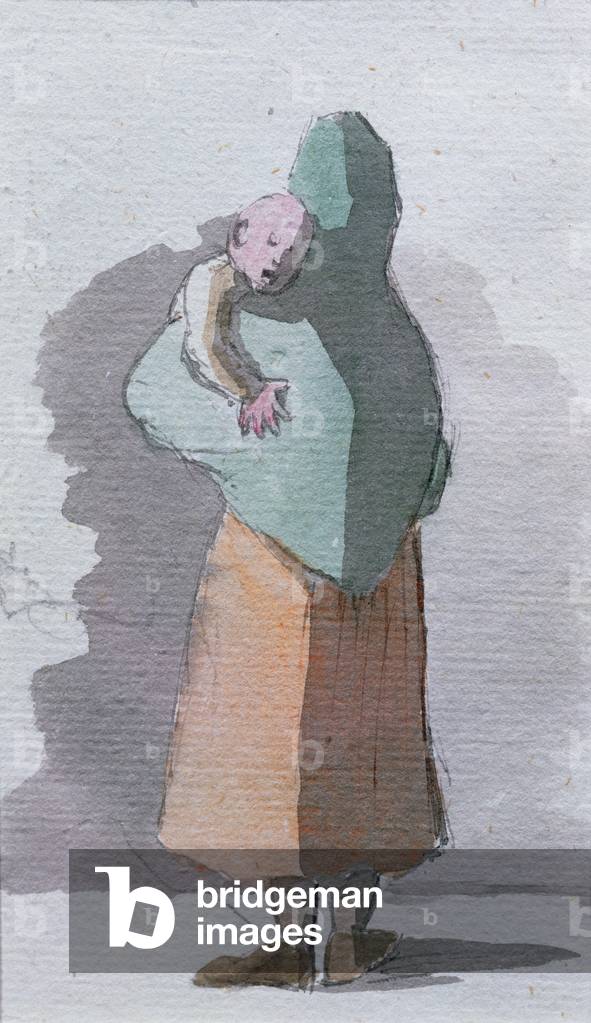 Mother and Child (watercolour)