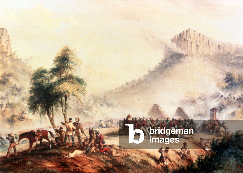Col. Yarborough's Patrol Attacked in Waterkloof by Kaffir and Rebel Hottentots