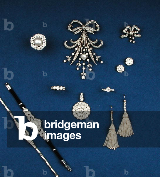 Selection of diamond jewellery