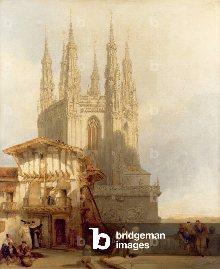 The Entrance to the North Transept, Burgos Cathedral, 1835 (oil on canvas)