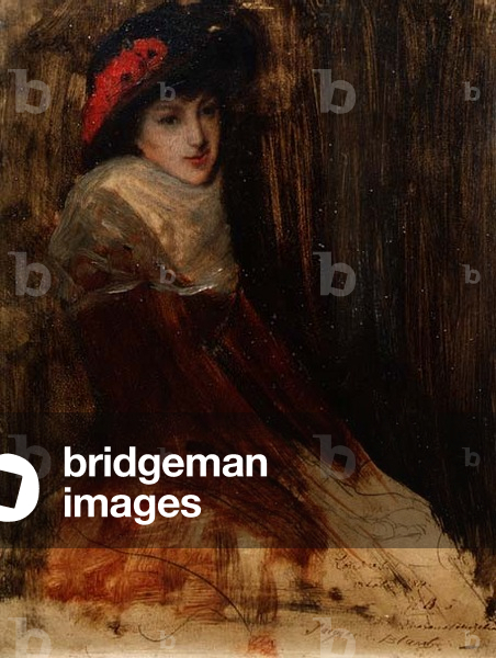 Study of a young girl, 1884 (panel)