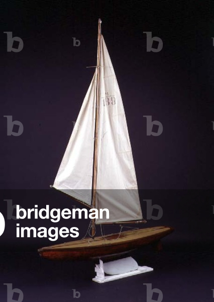 The Marblehead pond yacht 'Sapper', 20th century (wood)