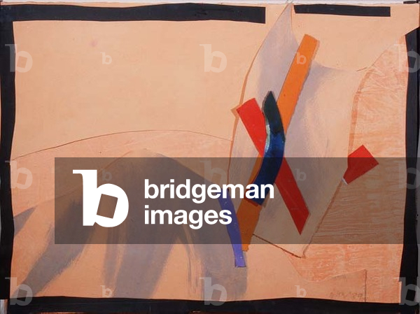 Untitled Composition, 1989 (collage and mixed media)