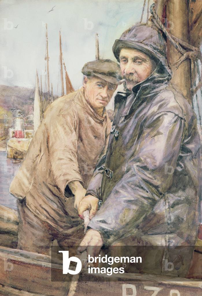 Hauling in the net (w/c)