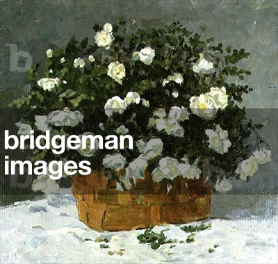 Still life with wild roses, 1974 (panel)